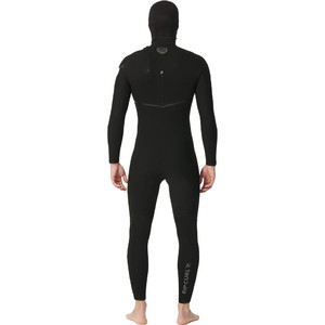 2023 Rip Curl Mens E-Bomb 4/3mm Zip Free Hooded Wetsuit 14RMFS - Black